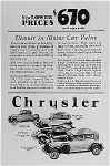 1925 Chrysler Ad