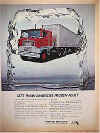 1969 White Tractor Trailer Ad